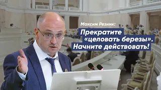 Максим Резник призвал единороссов прекратить «целовать берёзы» и увеличить пенсии участникам ВОВ