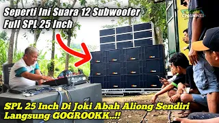 Auto Horeg.!! Detik" Subwoofer 25 Inch SPL Audio Di Joki Abah Aliong Sendiri