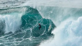 BIG SWELL at DEADMANS (SYDNEY), drone + Sony A7iii footage, 15 July 2020