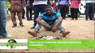 OSUN POLICE COMMAND PARADES SUSPECTED KIDNAPPERS