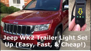 How to set up Jeep Grand Cherokee (WK2) trailer lights! (Fast, cheap, and easy!)