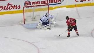 Lightning and Flames battle for the win in intense shootout