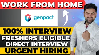 Genpact Recruitment 2023 | Work from Home | Online Jobs at Home | Jobs For Graduate | Jobs in INDIA