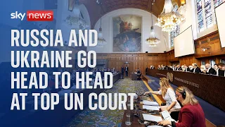 Ukraine and Russia clash in UN court over justification for ongoing war