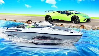 Is My *NEW* Boat FASTER Than My Lamborghini?! (Vlog)