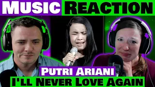 Putri Ariani - I'll Never Love Again | Lady Gaga Cover REACTION @putriarianiofficial