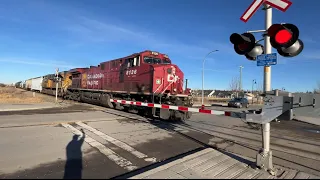 Saw this train with CPKC 8136 with UP sd70ace trailing