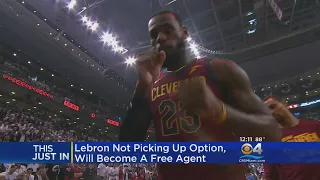 LeBron James To Become Unrestricted Free Agent