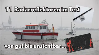 Sicherheit an Bord: 11 Radarreflektoren im Test - von gut bis unsichtbar...