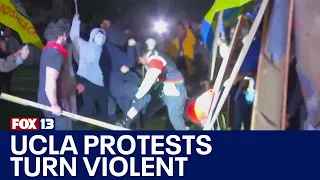 UCLA protests turn violent, dangerous