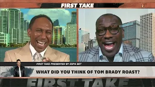 EPIC! SENSATIONAL! 👏 Stephen A. LOVED the Roast of Tom Brady | First Take