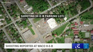 One shot in Waco H-E-B parking lot