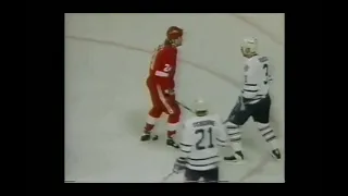 Red Wings - Maple Leafs rough stuff 4/25/93