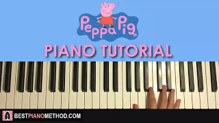 HOW TO PLAY - Peppa Pig Theme Song (Piano Tutorial Lesson)
