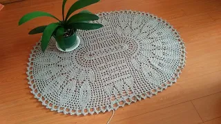 crochet home rug #20 part 2/2/häkeln Haus Teppich/crochet tapis à la maison/крючком домашний ковер