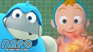 Arpo the Robot | Bath Time DISASTER!!! | Cartoon Compilation | Cartoons for Kids | Arpo and Daniel