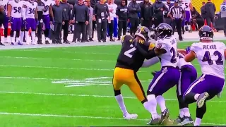 Mason Rudolph Gets Knocked Out Cold
