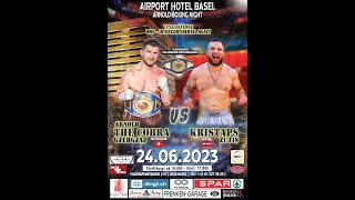 Boxgala 24.06.2023 Grand Casino Basel: Kristaps Zutis vs Arnold Gjergjaj