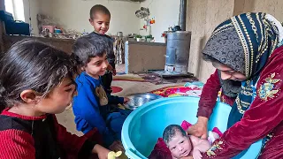 Creating Shade for Her Outdoor Kitchen: Baby's First Bath