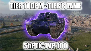 Tier 11 DPM in a Tier 8 tank!!! - World of Tanks ShPTK-TVP 100 CRAZY DPM!!!