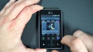 LG E400 (Optimus) Swift L3 - appearance, menu - part 1