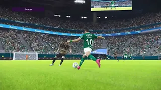 POV   Gol Flaco Lopez   Palmeiras X Real Madrid   PES 2020   PC