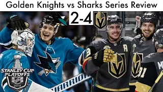 NHL Vegas Golden Knights vs San Jose Sharks Playoff Series Review