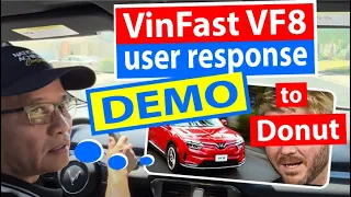 VinFast VF8 owner DEMO reply to Donut “We Drove the Worst Reviewed Car in America” and chill bonus