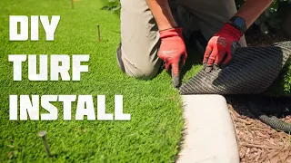 How To Install Artificial Turf // DIY Artificial Grass