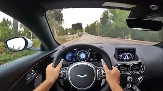 2020 Aston Martin Vantage POV Test Drive (3D Audio)(ASMR)