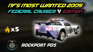 NFS MW (2005) - CHEVROLET CORVETTE FEDERAL CRUISER // Police Edition [4k60FPS]