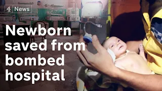 Syria: The race to rescue a baby boy left behind in a bombed hospital