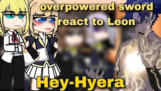 overpowered sword react to Leon Part 1/?