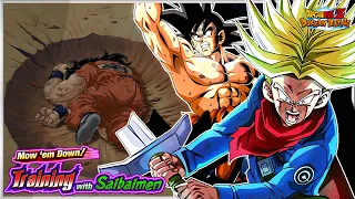 ALL MISSIONS! HOW TO BEAT MOW EM DOWN! TRAINING WITH SAIBAMAN AND GET ALL MISSIONS!  [Dokkan Battle]