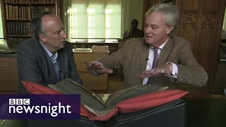 Inside the mystery of medieval manuscripts  - BBC Newsnight