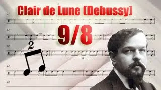 Compound Rhythms understood at last with Debussy's "Clair de Lune". 9/8 and duplets.