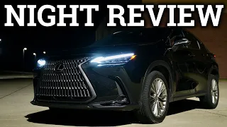 New Ambient Lights! 2022 Lexus NX Night Review & Drive