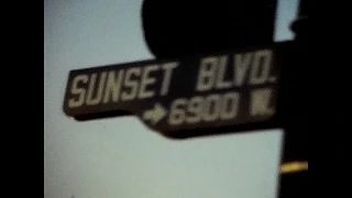 🇺🇸[8mm] 1960s Sunset on Sunset Boulevard - Los Angeles, California USA