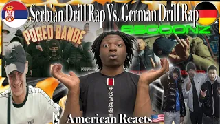 American Reacts to Serbian Drill Rap vs German Drill Rap! Ft. VIĆI, HOODBLAQ, CRNI CERAK, 65GOONZ