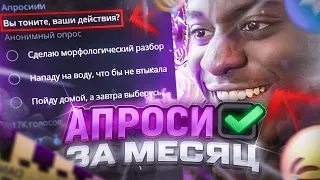 Апроси за месяц!!! Новие мемы ржу не могу мемы 2023. БОБИК ФАС! Шарик фас! Рататататат