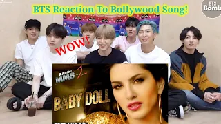 BTS reaction to bollywood song_Baby Doll song_||BTS reaction to Indian songs_BTS 2020||