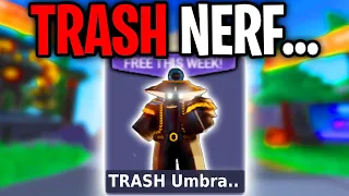 Umbra Kit is TRASH After This NERF.. 🎩🤫😲(roblox bedwars)