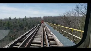 Reading and Northern Railroad Speeders Hometown High Bridge