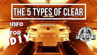 the different types of clearcoat