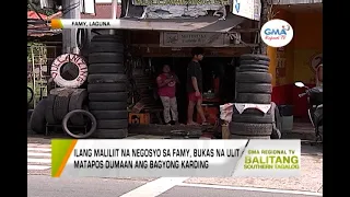 Balitang Southern Tagalog: Ilang maliliit na negosyo sa Famy, bukas na ulit