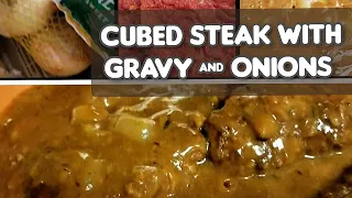 Smothered Cubed Steak with Onions & Gravy!!! Yummy "Oldschool" Cubed Steak Recipe.