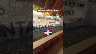 Welcome to Dominican Republic 🇩🇴🥰❤️ #dominicana #puntacana #доминикана  #пунтакана #shorts