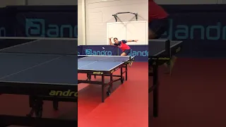 Here's what happens when an amateur tries to return a pros spin 👀 #shorts #tabletennis