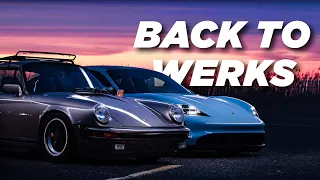 Porsche Taycan and 911 SC journey to Werks Reunion including event highlights