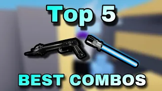 Top 5 BEST Item Combos In Murderers Vs Sheriffs Duels!! (MVSD)